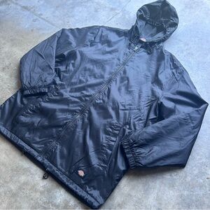 Dickies Men's Black Windbreaker Jacket